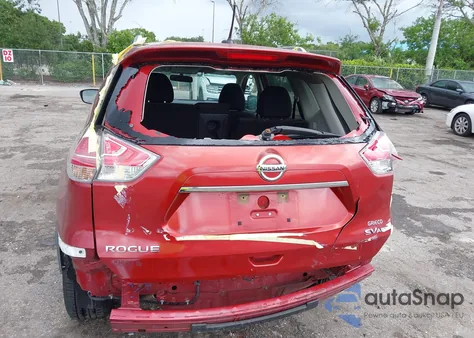 2016 Nissan Rogue Sv z USA, uszkodzony, nr VIN KNMAT2MV5GP681691